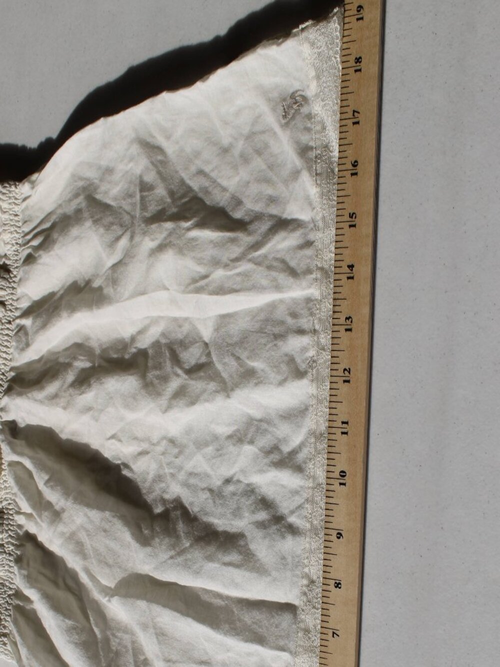Vintage Abercrombie & Fitch Y2K Babydoll Cami Lace Trim Cream Coquette Size S - Picture 4 of 6